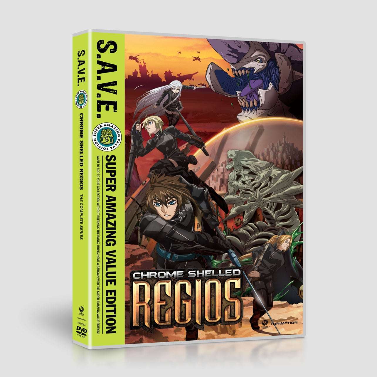 Shop Chrome Shelled Regios The Complete Series - S.A.V.E. | Funimation